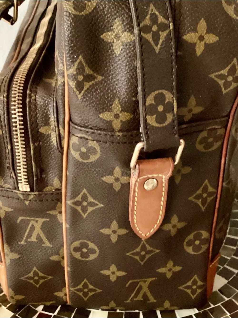 Louis Vuitton Monogram Nile Unisex GM Canvas Bag in Brown - Picture 7 of 16